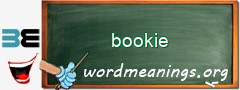 WordMeaning blackboard for bookie